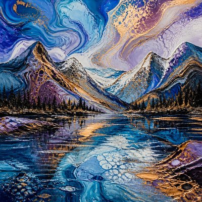 Fluid Abstract Art Style 2