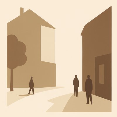 Minimalist Nature Art Style Transfer Example