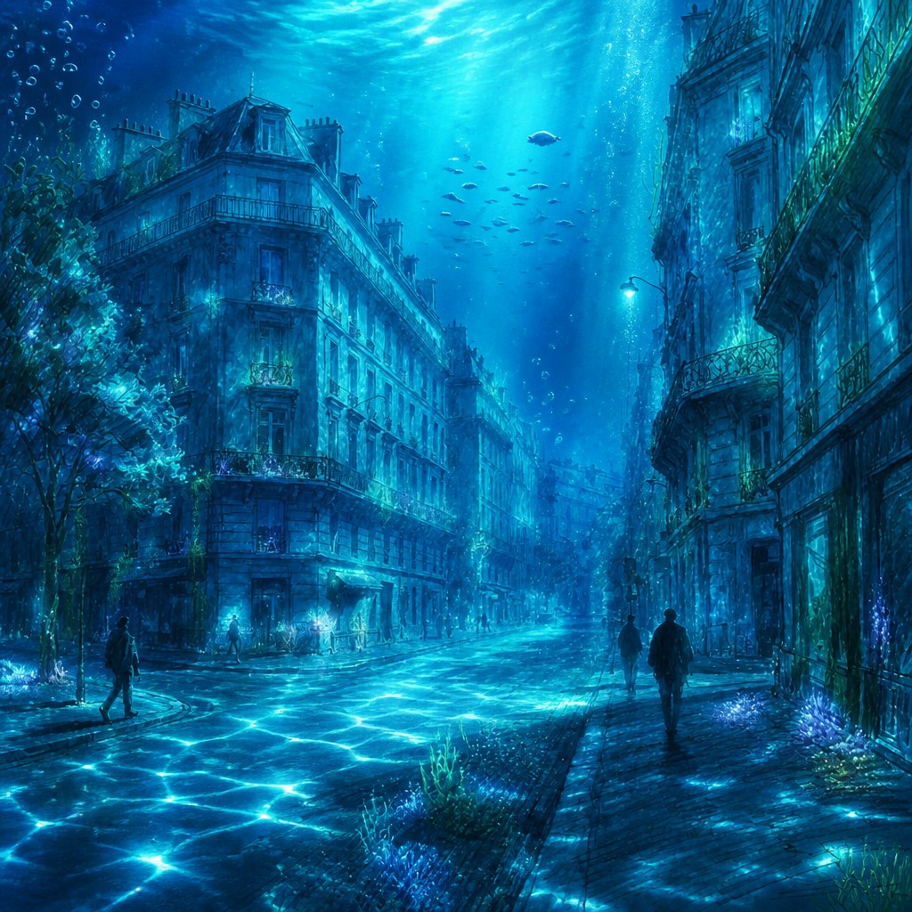 Underwater Fantasy Art Style Transfer Example