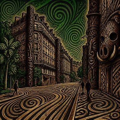 Vanuatu Art Style Style Transfer Example