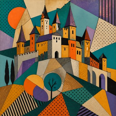 majestic castle on a hilltop