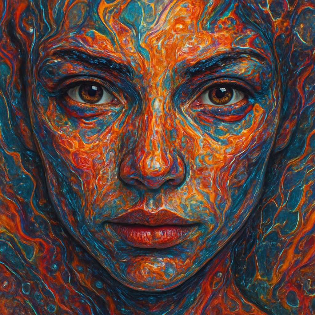 portrait of a person with expressive eyes