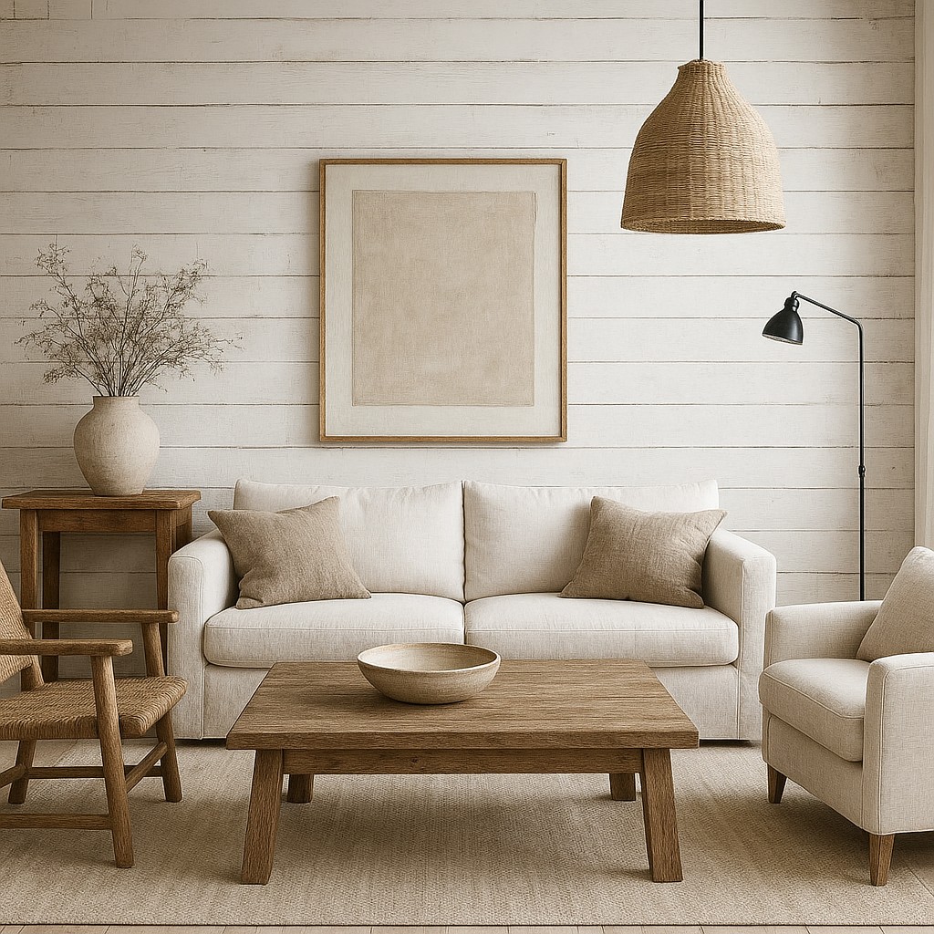 Modern Farmhouse Interior Design Style Transfer Example