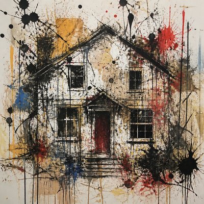 house with front view — Randomness Art Style