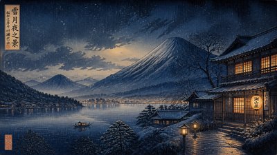 sweeping panoramic landscape with a dramatic sky