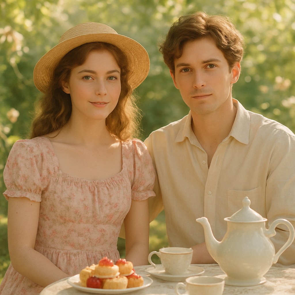 portrait of two people together