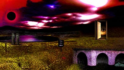 sweeping panoramic landscape with a dramatic sky