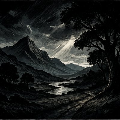 wide landscape with natural scenery