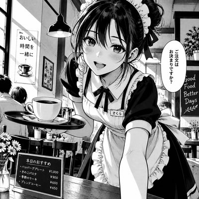 cute waitress