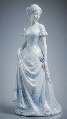 full-length portrait of an elegant figure