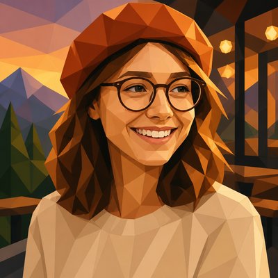 Low Poly Art Style Style Transfer Example