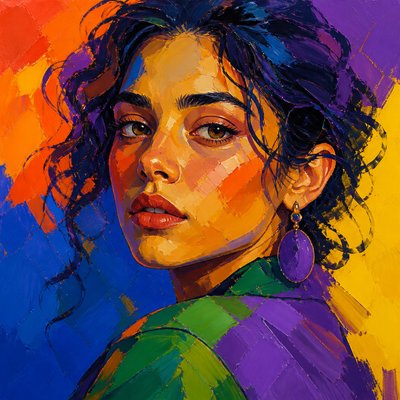 portrait of a person with expressive eyes