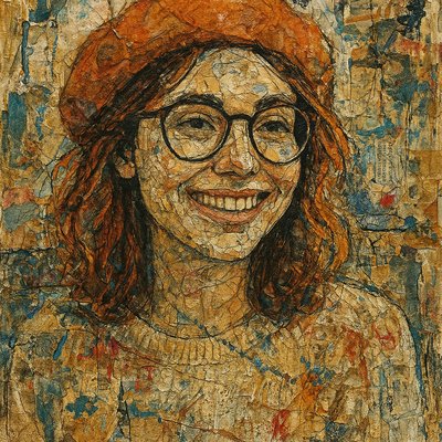Mixed Media Portrait Style Style Transfer Example