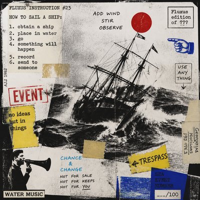 sailing ship on a stormy sea