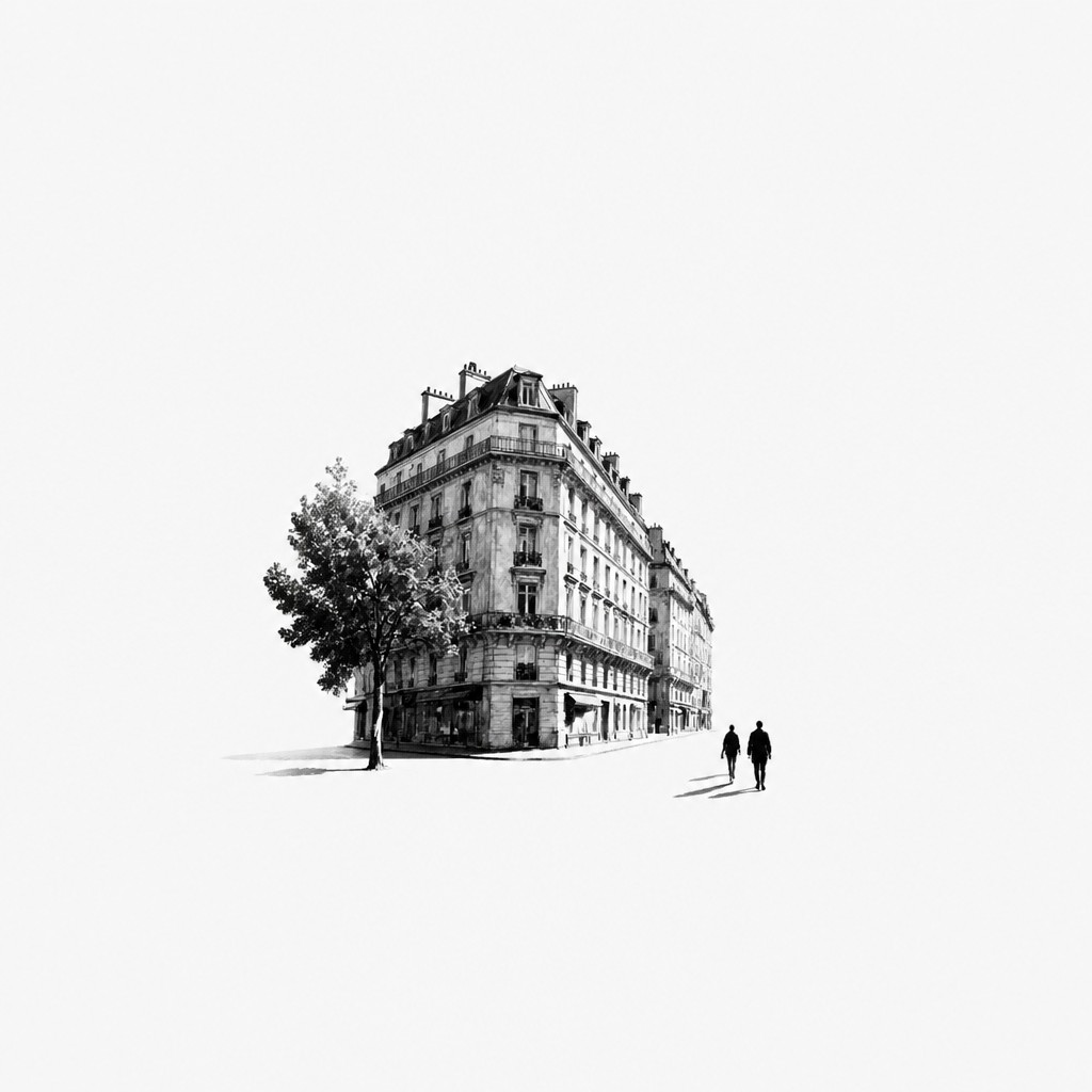 Minimalist Photography Style Style Transfer Example