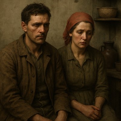 portrait of two people together