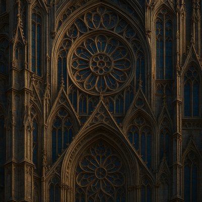 Gothic Architecture Art Style Transfer Example