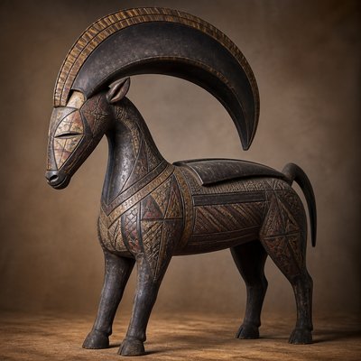 animal standing in natural pose — Guinean Art Style