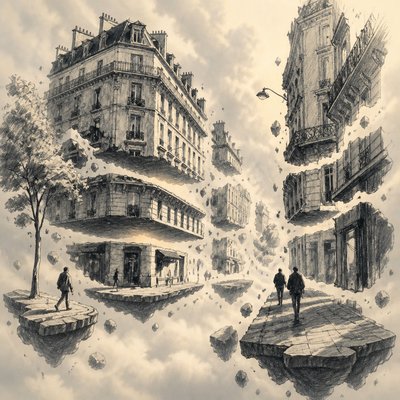 Floating Islands Style Transfer Example