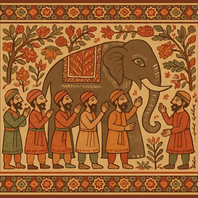 It was six men of Indostan to learning much inclined, who went to see the elephant, though all of them were blind, that each by observation might satisfy his mind.