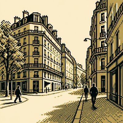 8-Bit Pixel Art Style Style Transfer Example