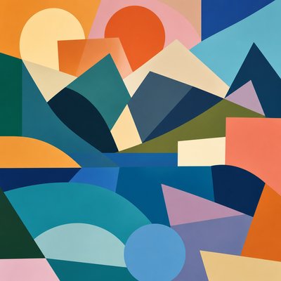 Abstract Shapes Art Style 2