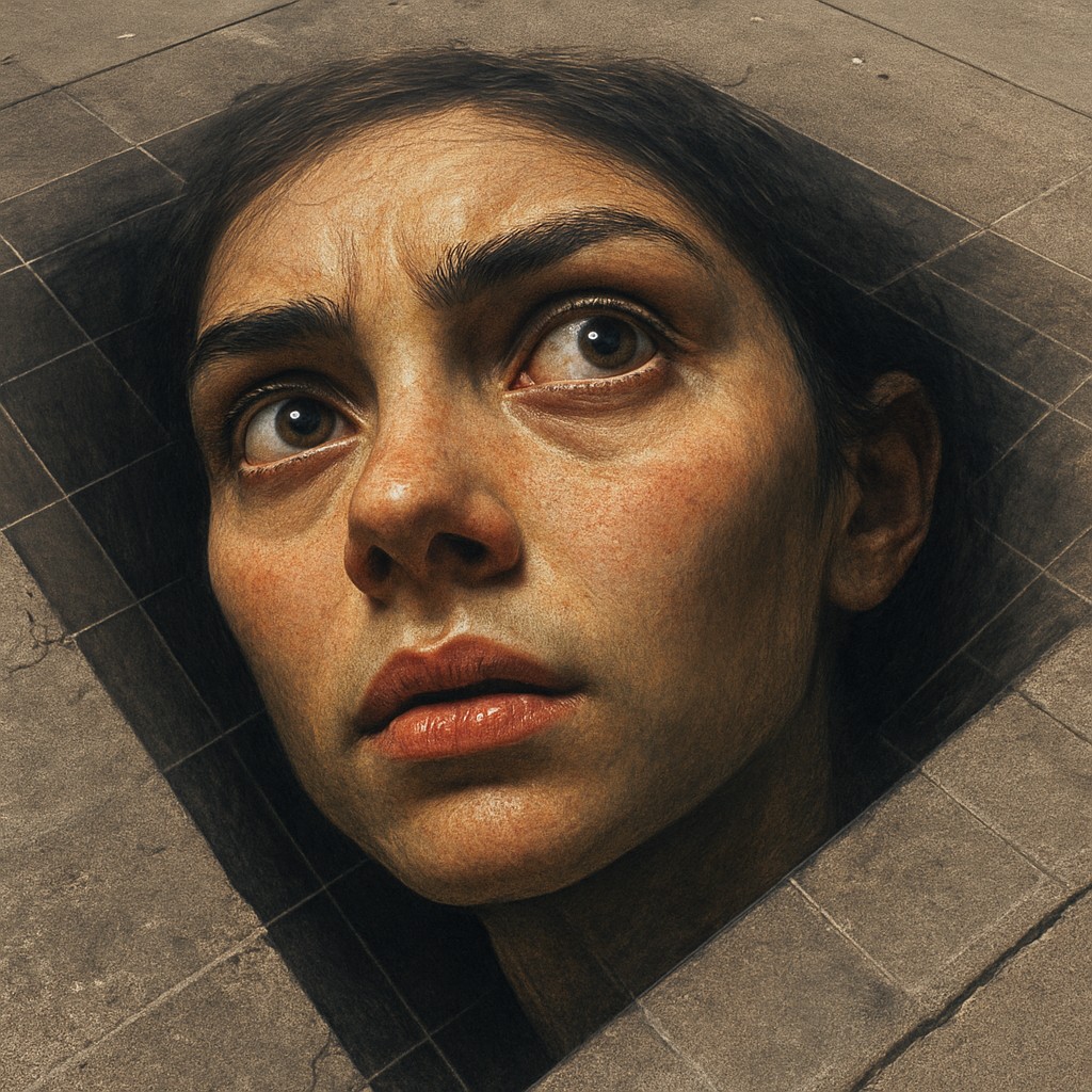 portrait of a person with expressive eyes
