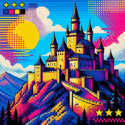 majestic castle on a hilltop