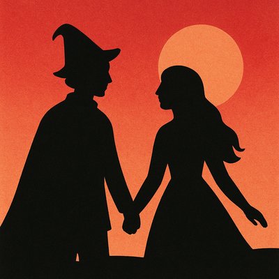 portrait of two people together