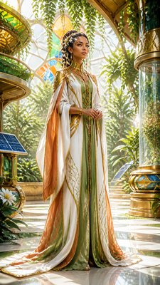 full-length portrait of an elegant figure