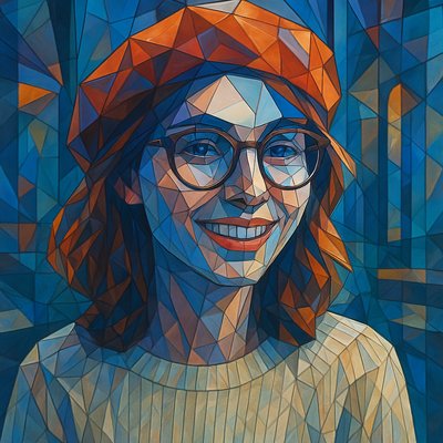 Crystal Cubism Art Style Style Transfer Example