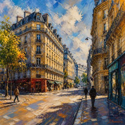 Digital Painting Art Style Style Transfer Example