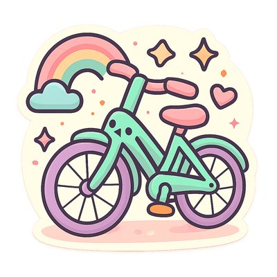 bicyle resting against a wall