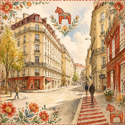 Swedish Art Style Style Transfer Example