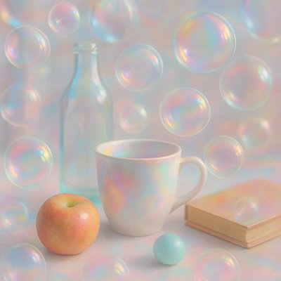 still life with everyday objects