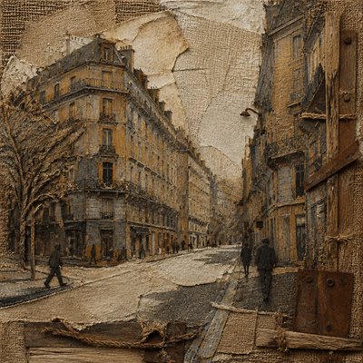 Arte Povera Art Style Style Transfer Example