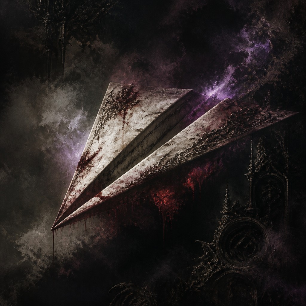 a paper plane, clean minimal composition on a plain background, no text