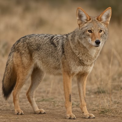 animal standing in natural pose