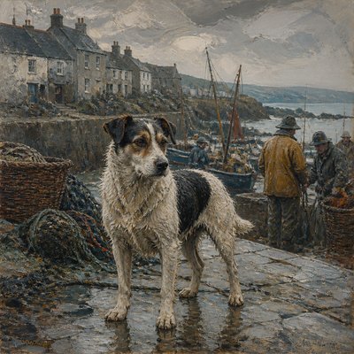 animal standing in natural pose — Newlyn Art Style