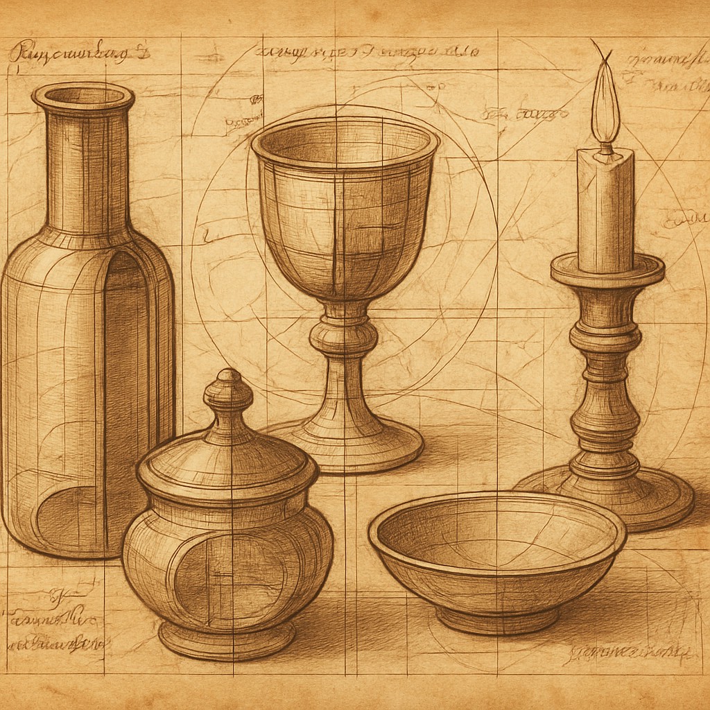 still life with everyday objects