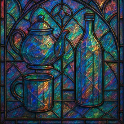 still life with everyday objects