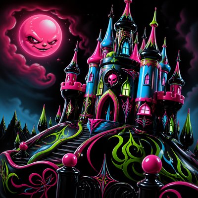 majestic castle on a hilltop