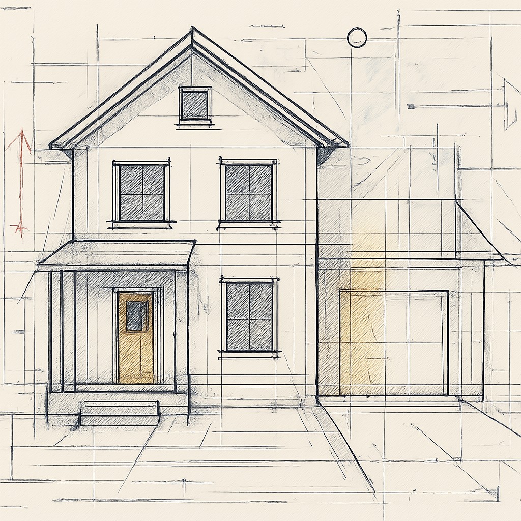 house with front view