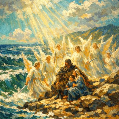 “The angel of the LORD encampeth round about them that fear him, and delivereth them.” (Psalms 34:7, KJV)
