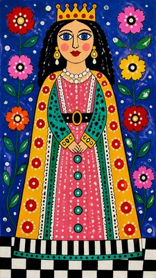 full-length portrait of an elegant figure