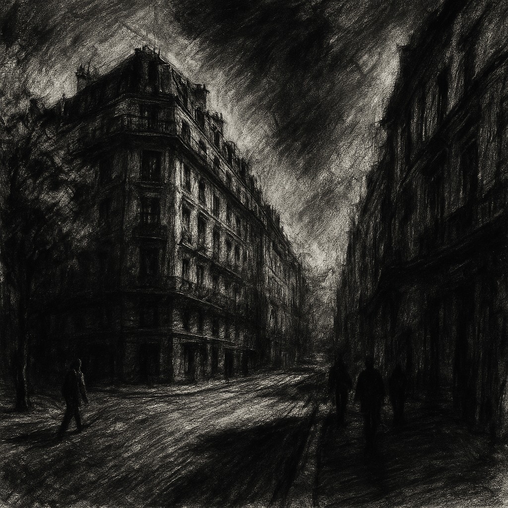 Charcoal Portrait Art Style Style Transfer Example