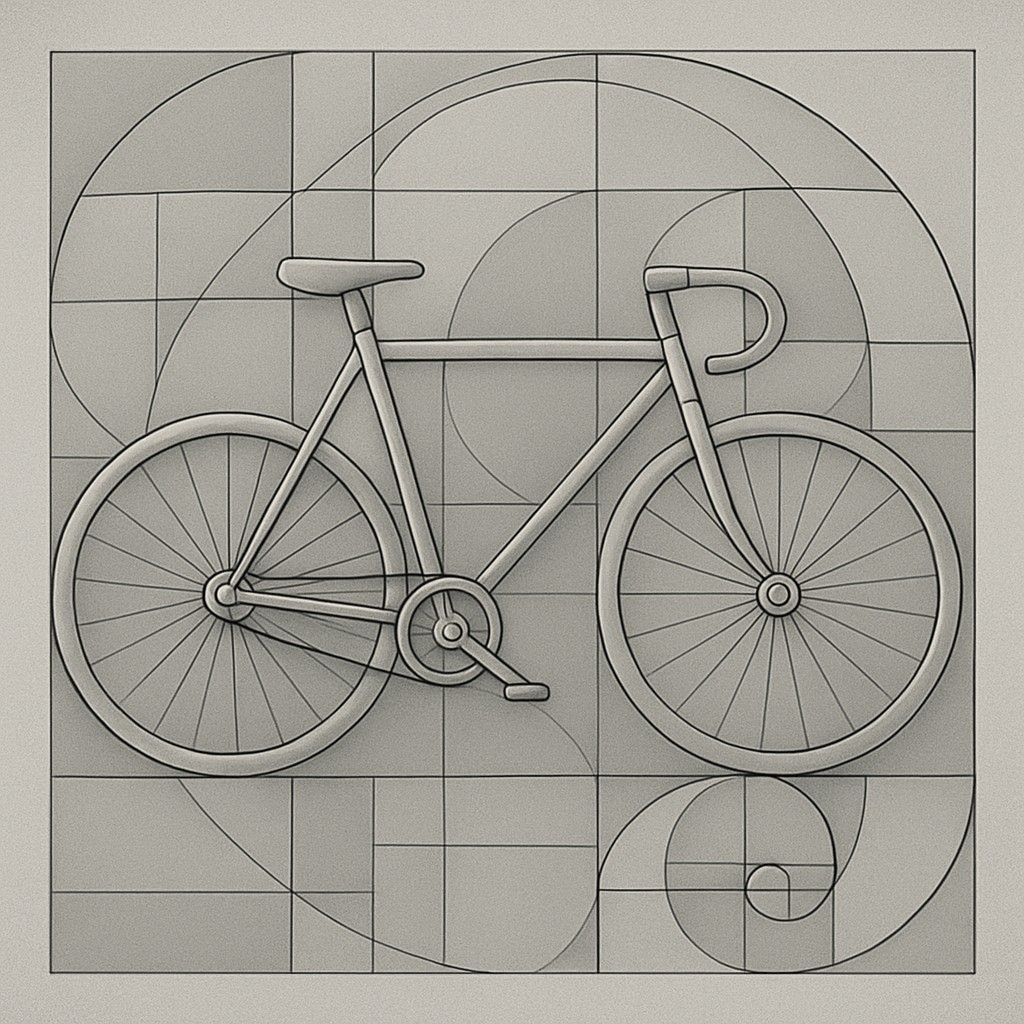 bicyle resting against a wall