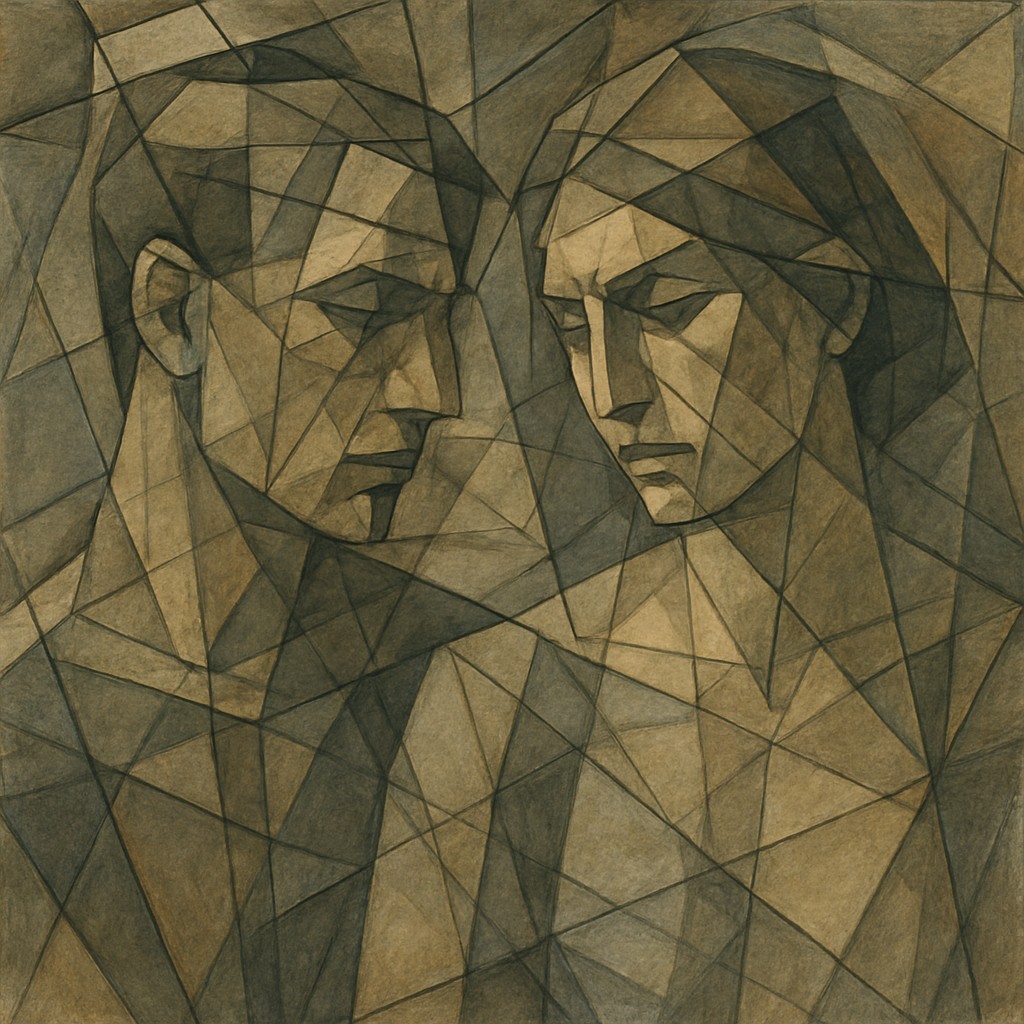 portrait of two people together