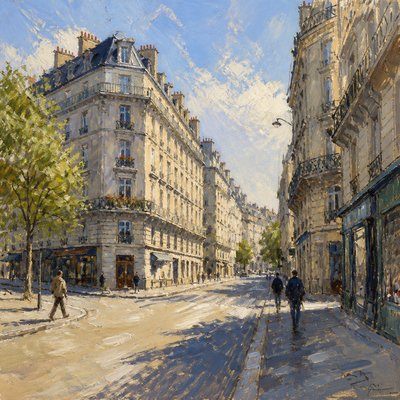 Plein Air Realism Art Style Style Transfer Example