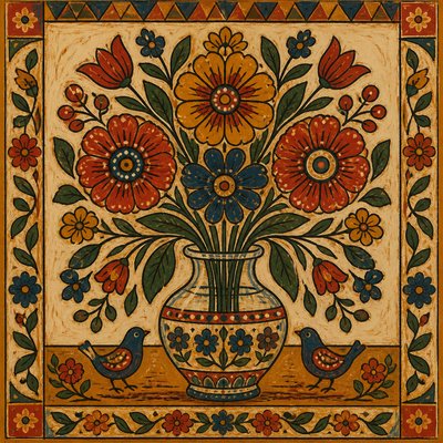bouquet of flowers in a glass vase